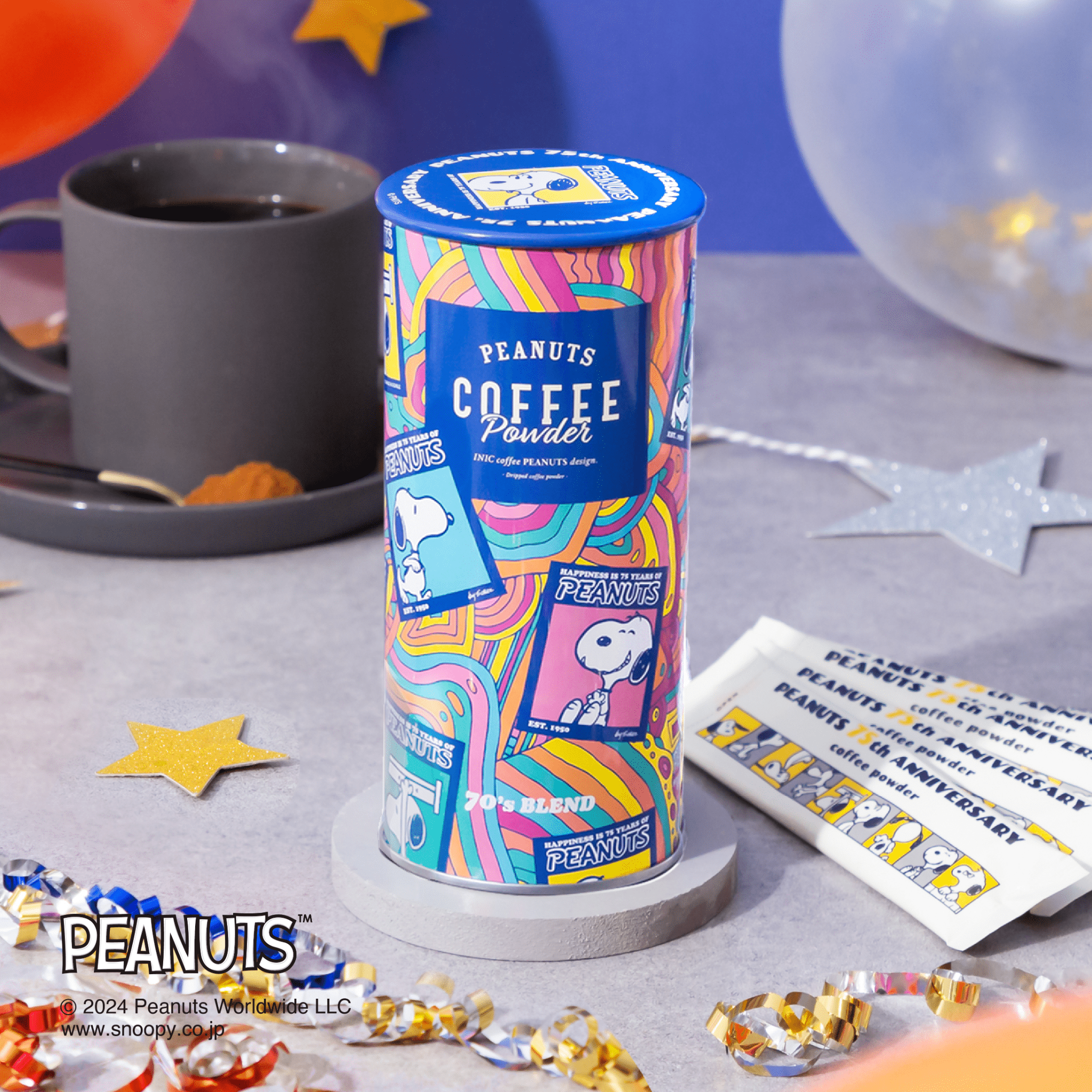 限定】スヌーピー コーヒー SNP 75th '70年代ブレンド | PEANUTS